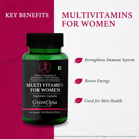 Greenopia Multivitamins For Women 60 Vegetarian Capsules
