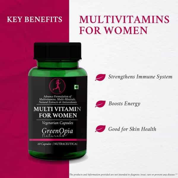 Greenopia Multivitamins For Women 60 Vegetarian Capsules