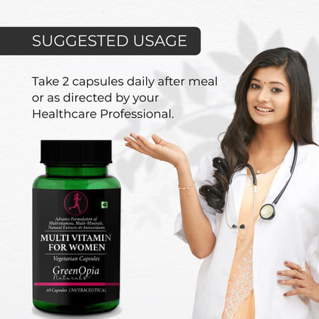 Greenopia Multivitamins For Women 60 Vegetarian Capsules