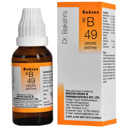 Baksons B49 Astha Drops 30 Ml