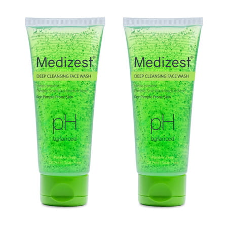 Medizest Deep Cleansing Face Wash 100 Ml | Neem & Aloe Vera | Paraben Free (Pack Of 2)