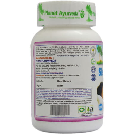 Planet Ayurveda Sleep Naturals - 60 Capsules