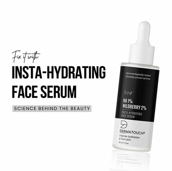 Dermatouch 1% Ha & 3% Wildberry Insta-Hydrating Face Serum - 30Ml