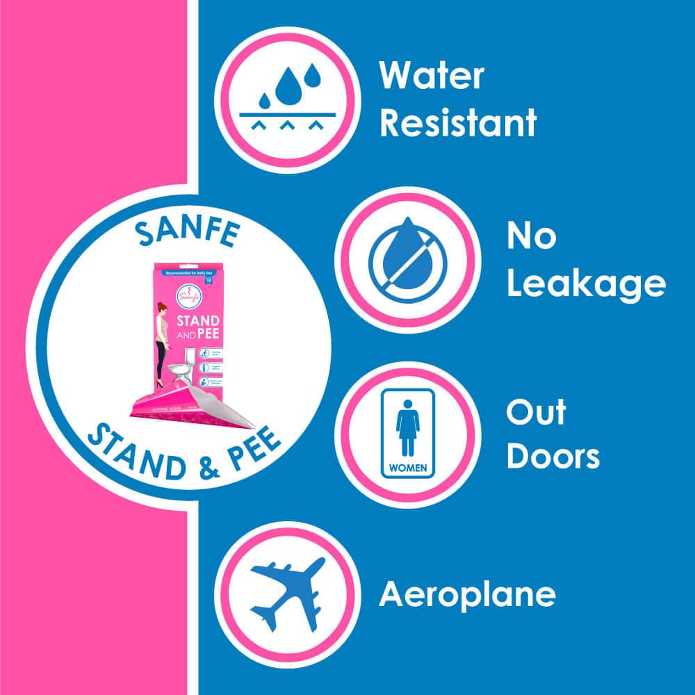 Buy Sanfe Stand And Pee Disposable Female Urination Funnel Packet Of 50