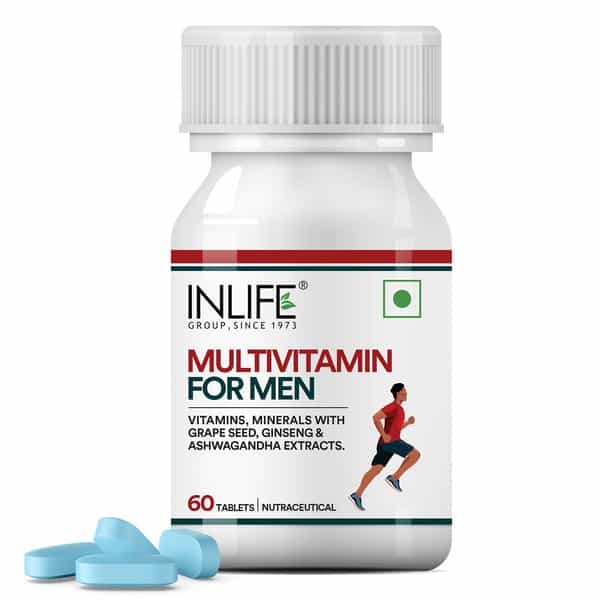 Inlife Multivitamin Tablets For Men | 60 Tablets | Enriched With Zinc | Vitamins & Multiminerals
