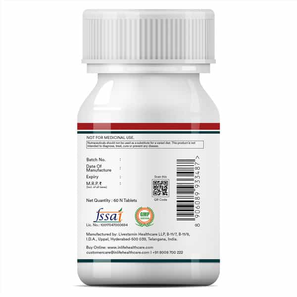 Inlife Multivitamin Tablets For Men | 60 Tablets | Enriched With Zinc | Vitamins & Multiminerals