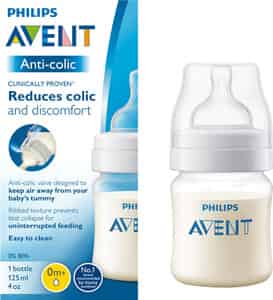 Philips Avent Anti Colic Bottle 125ml (single Pack) Scf810/10