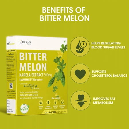Origins Nutra Bitter Melon Boosts Immunity Powerful Antioxidant (30 Capsules)