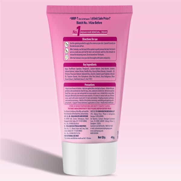 Vi-John Feather Touch Cream Rose Aloevera For Normal Skin 40G- Pack Of 3