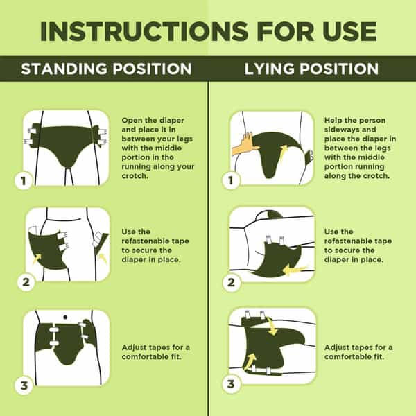 Pee Safe Adult Diaper | Extra Large High Absorbency - 10 Pcs