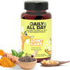 Daily All Day Joint Support Best Supplement | Curcumin With Piperine Turmeric | 60 Capsules