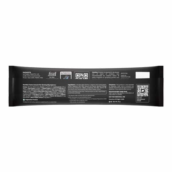 Nutrabay Ragex Pre Workout Supplement Powder - 12G (1 Sachet) | Orange | 200Mg Caffeine