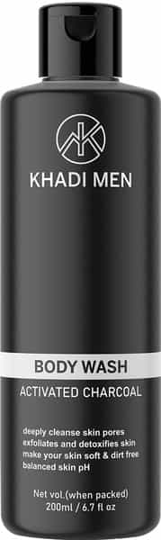 Khadi Men Activated Charcoal Body Wash-200Ml
