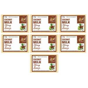 Ynb Yours Natural Buddy Organic Coconut Milk & Honey Handmade Soap 120g (pack Of 7)