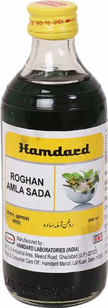 Hamdard Roghan Amla Sada - 200Ml