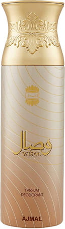 Ajmal Vision Him & Wisal Deodorant Spray Gift For Men & Women (200 Ml Pack Of 2)