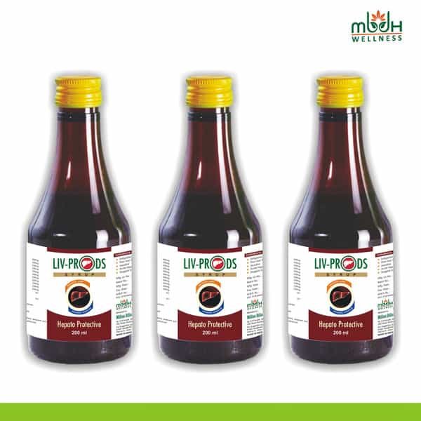Mbdh Wellness Liv Pro Ds Syrup - Fatty Liver And Natural Detox Natural With Kalmegh (Pack Of 3)