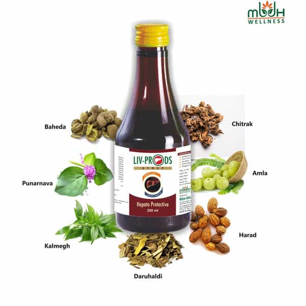 Mbdh Wellness Liv Pro Ds Syrup - Fatty Liver And Natural Detox Natural With Kalmegh (Pack Of 3)