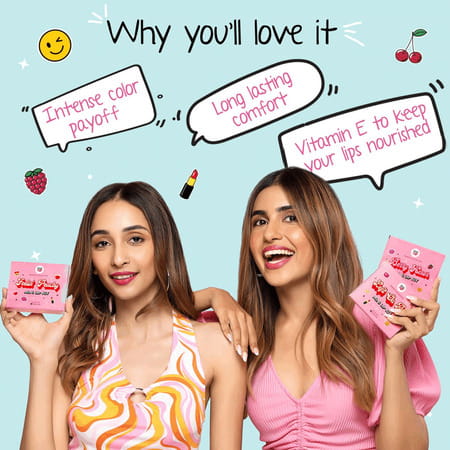 Myglamm Popxo Makeup - Mini Lip Kit-Feelin Peachy