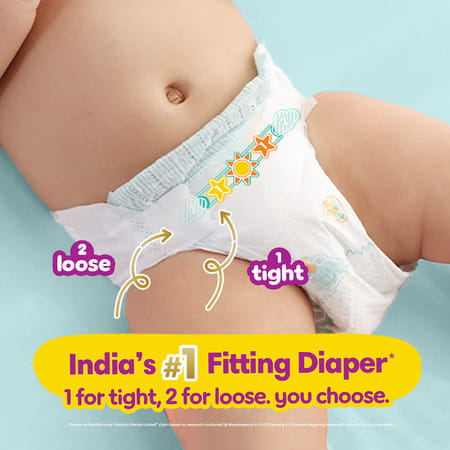 Pampers New Baby Premium Taped Upto 5kg Diapers 72 No'S