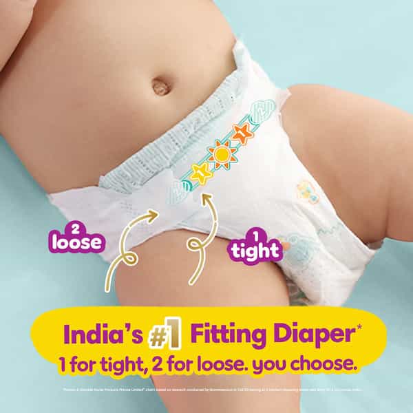Pampers New Baby Premium Taped Upto 5Kg Diapers 72 No's