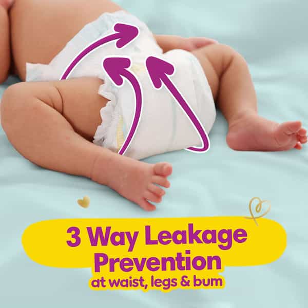Pampers New Baby Premium Taped Upto 5Kg Diapers 72 No's