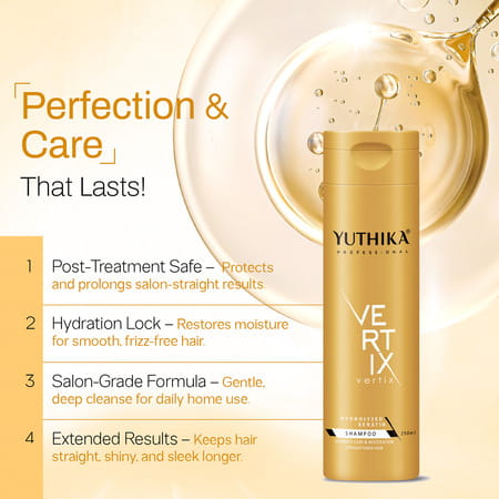 Yuthika Professional Vertix Hydrolyzed Keratin Post Care Shampoo 250Ml