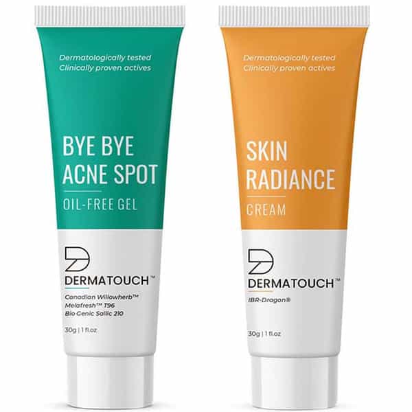 Dermatouch Skin Radiance Cream & Acne Spot Combo || Suitable For All Skin Types - (Pack Of 2)