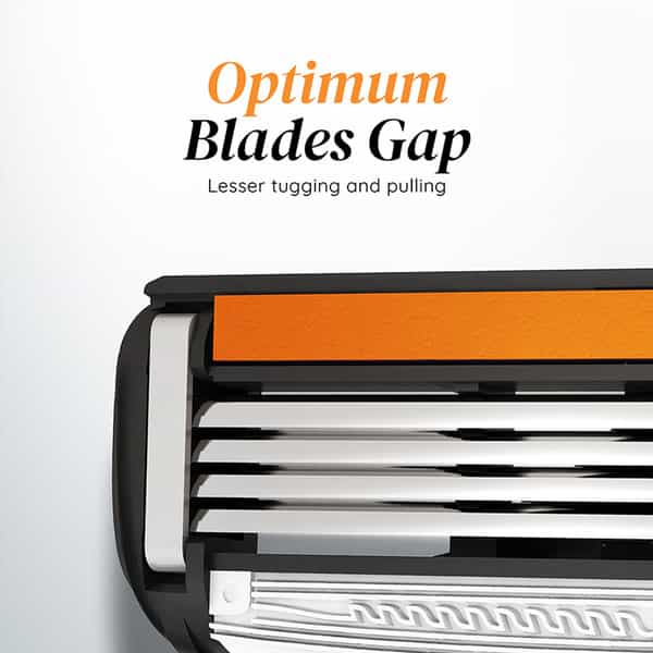 Letsshave Pro 4 Shaving Razor Blades For Men 12 Cartridges