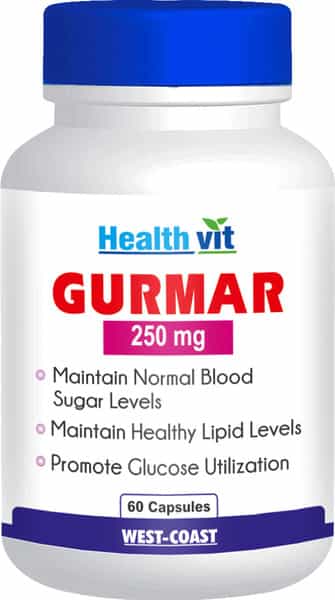 Healthvit Gurmar 250 Mg Powder - 60 Capsules