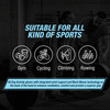 Musclexp Stout Blue Unisex Fitness Sports Gym Gloves Absorbing (Blue & Black) 1 Pair