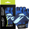 Musclexp Stout Blue Unisex Fitness Sports Gym Gloves Absorbing (Blue & Black) 1 Pair
