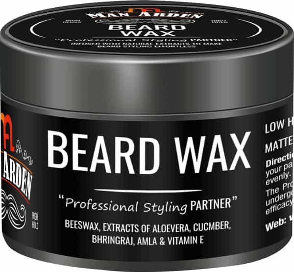 Man Arden Beard Wax Professional Styling For High Gloss Healthy Beard Anytime Re-Stylable 50Gm
