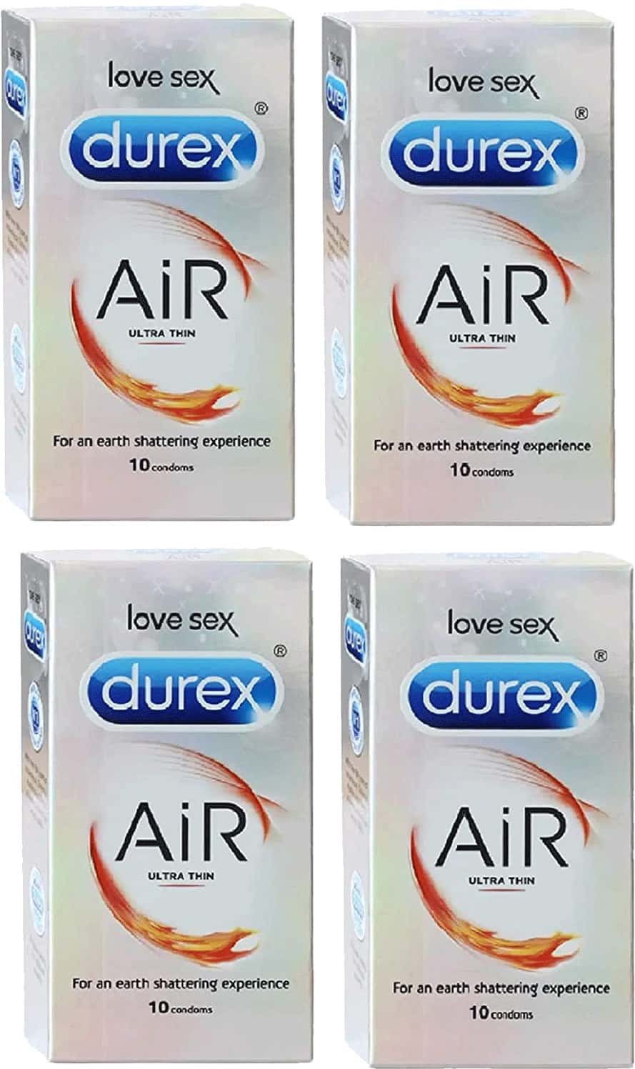 Durex Air Ultra Thin Condoms (love Sex) (for An Earth Shattering Experience) (40s)