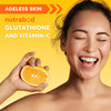 Nutrabud Glutathione 500Mg + Vitamin C | Skin Glow Support | Orange Flavor | 20 Effervescent Tablets