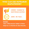 Nutrabud Glutathione 500Mg + Vitamin C | Skin Glow Support | Orange Flavor | 20 Effervescent Tablets
