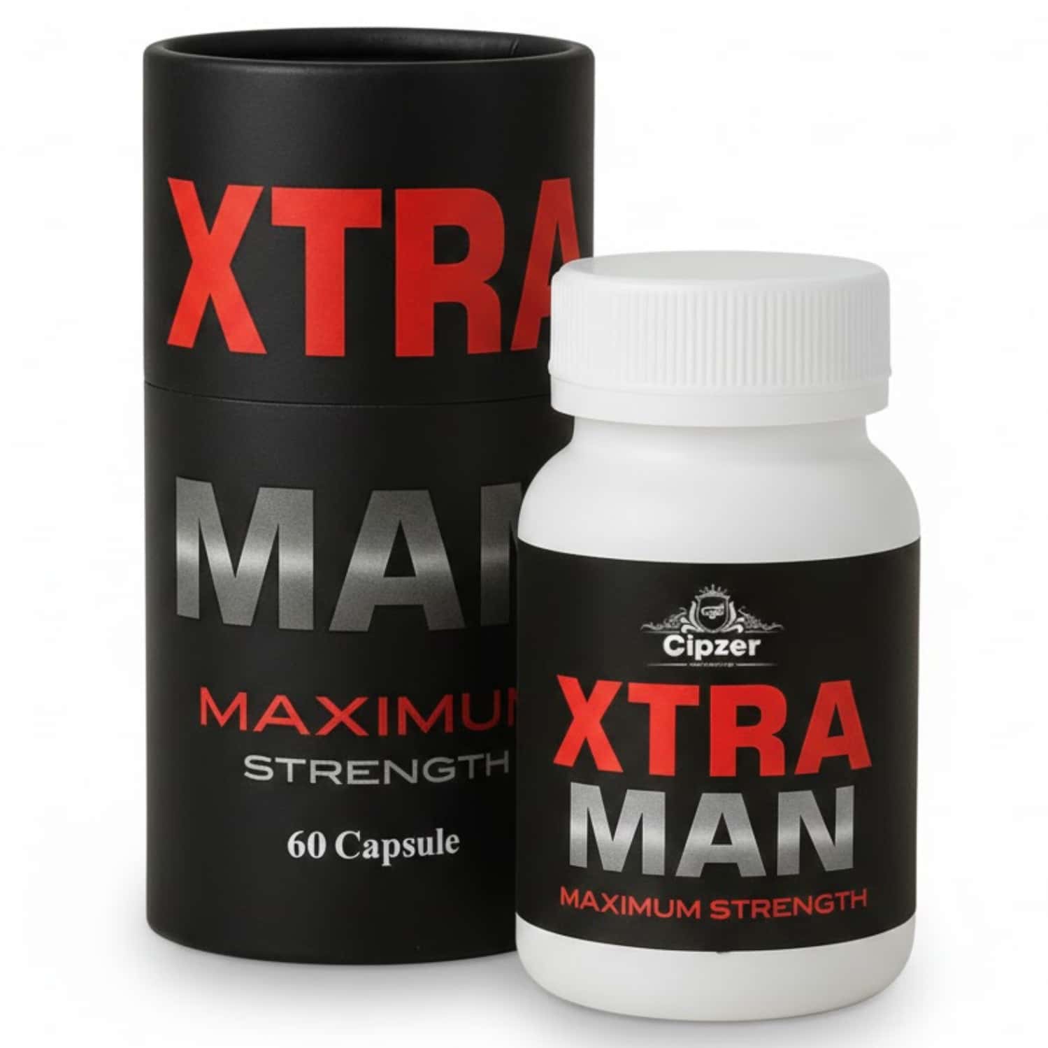 Cipzer Xtra Man 60 Capsules | Supports Mens Stamina| Strength & Vitality