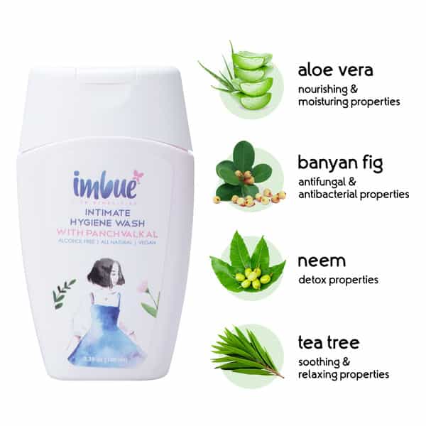Imbue Intimate Hygiene Wash Liquid For Women (100 Ml) (Pack Of 2)