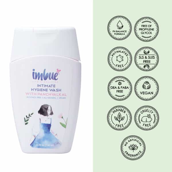 Imbue Intimate Hygiene Wash Liquid For Women (100 Ml) (Pack Of 2)