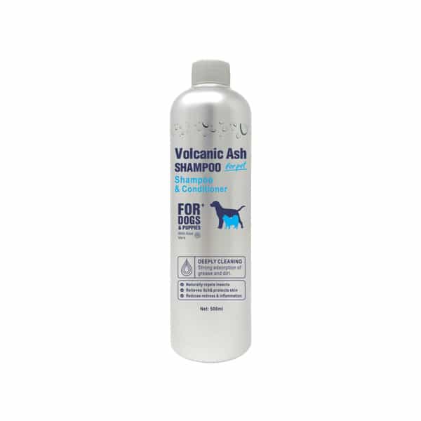 Aroma Groom Volcanic Ash 2 In 1 Pet Shampoo & Conditioner 500 Ml