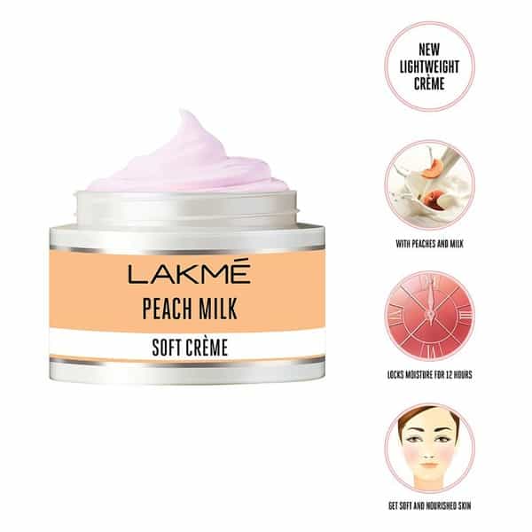 Lakme Peach Milk Soft Creme Moisturizer-65 G