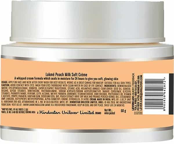 Lakme Peach Milk Soft Creme Moisturizer-65 G