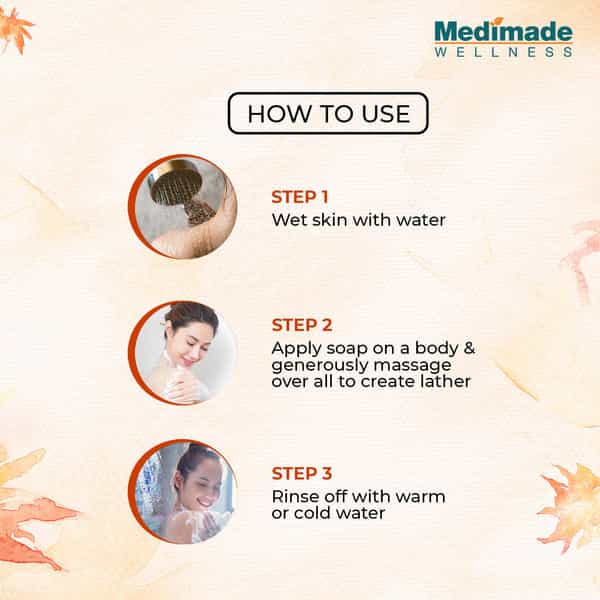 Medimade Papaya Premium Soap - 100 Gm X 5 ( Pack Of 5 )