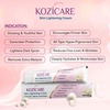 Kozicare Kojic Acid Arbutin Glutathione Skin Lightening Cream - 15 Gm (Pack Of 4)