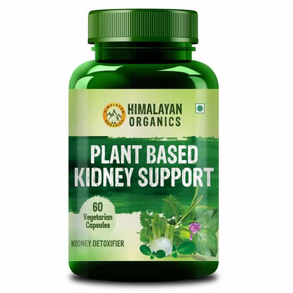Himalayan Organics Plant Based Kidney Support | Bottle | 60 Veg Capsules