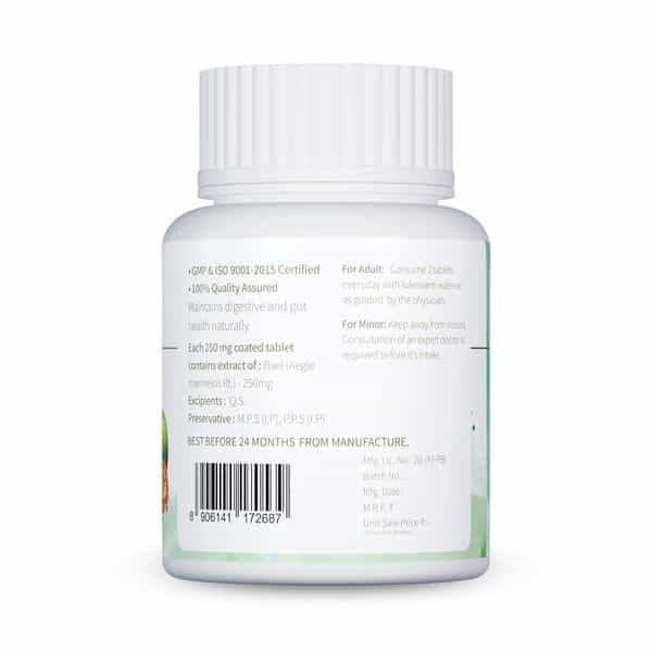 Jeena Sikho Bael | Naturally Beneficial For Bowel Wellness | And Digestion | 60 Tablets