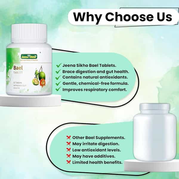 Jeena Sikho Bael | Naturally Beneficial For Bowel Wellness | And Digestion | 60 Tablets