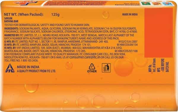 Savlon Glycerine Soap Packet Of 500 G (Buy 3 Get 1 Free)