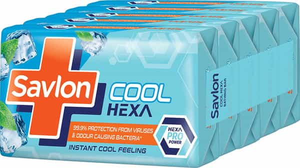 Savlon Cool Hexa Soap 125Gm (Pack Of 5)