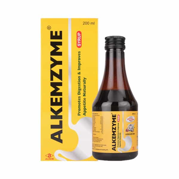 Alkemzyme Delicious Khatta Meetha Flavour Bottle Of 200Ml Syrup